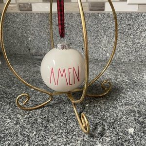 Rae Dunn “Amen” Christmas Ornament. Beautiful & great condition.